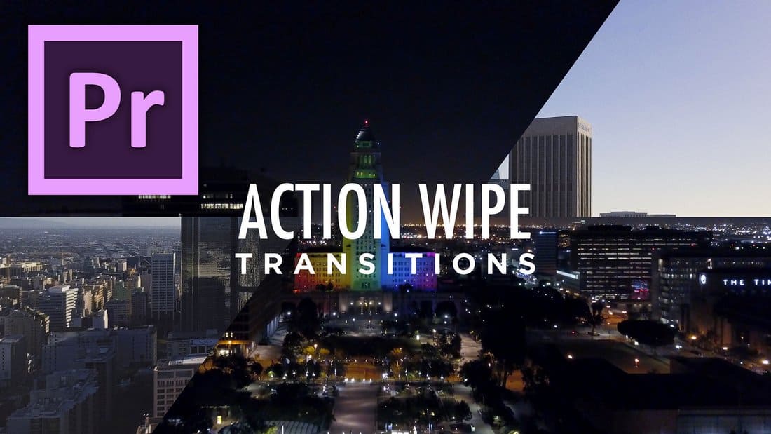 Action Wipe Transitions Premiere Pro Templates