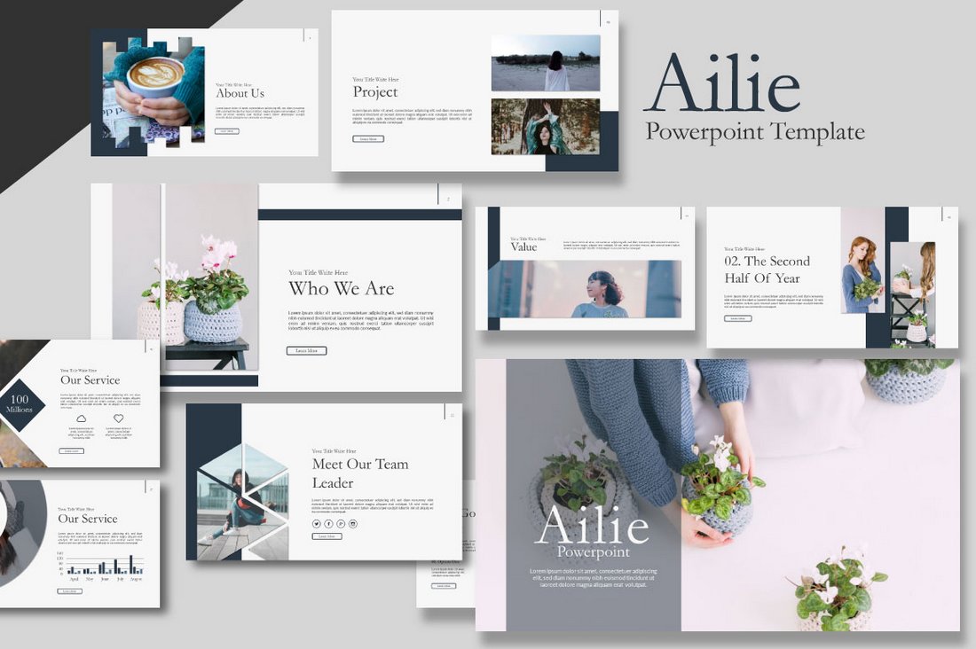 Ailie - Creative Free Presentation Template