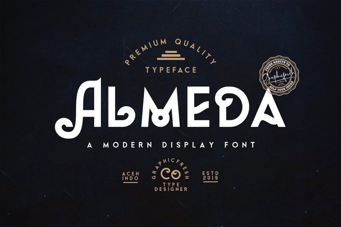 Almeda - Modern Vintage Font
