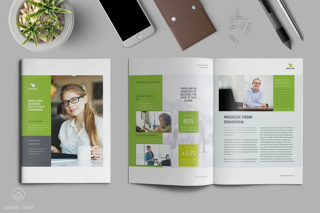 Annual Report Template InDesign