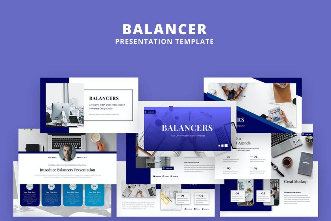 Balancer - Business PowerPoint Presentation Template
