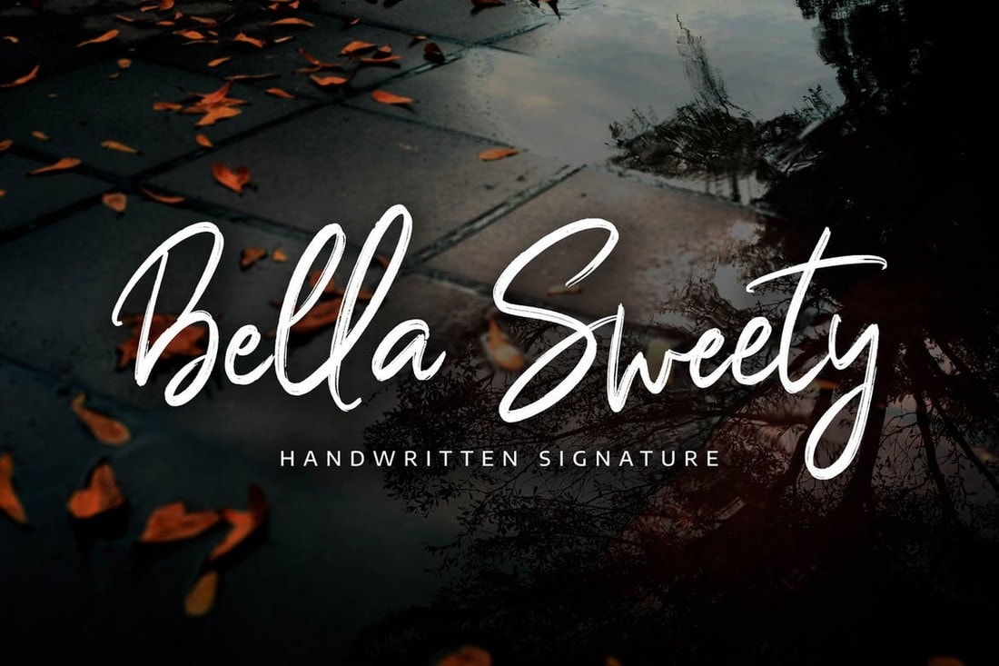 Bella Sweety - Handwritten Signature Font