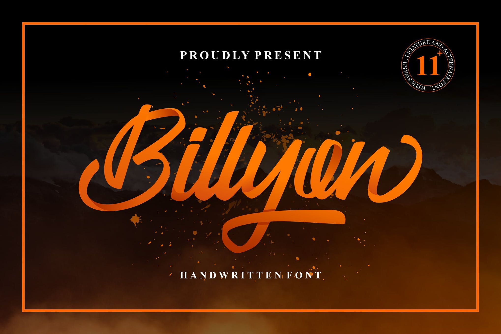 Billyon Handwriting Font