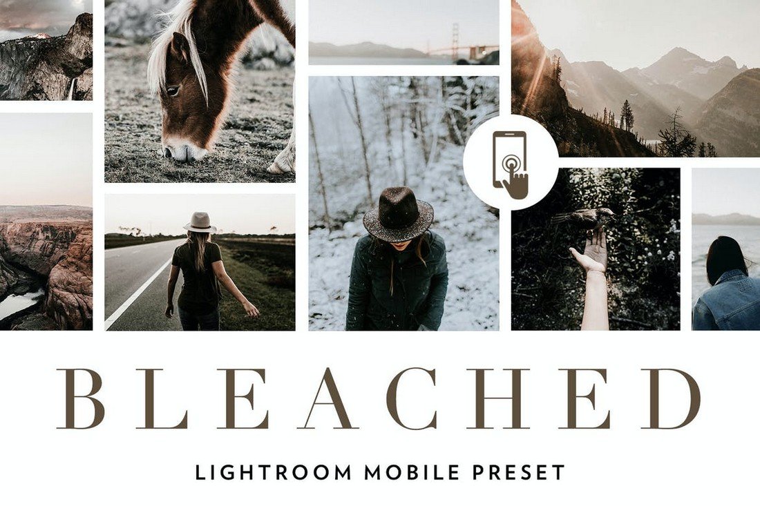 Bleached - Desturated Lightroom Mobile Presets
