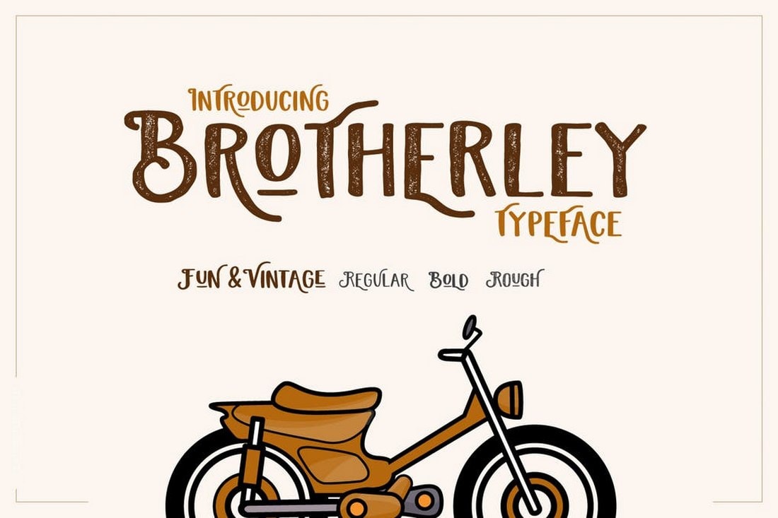Brotherley - Fun Vintage Font