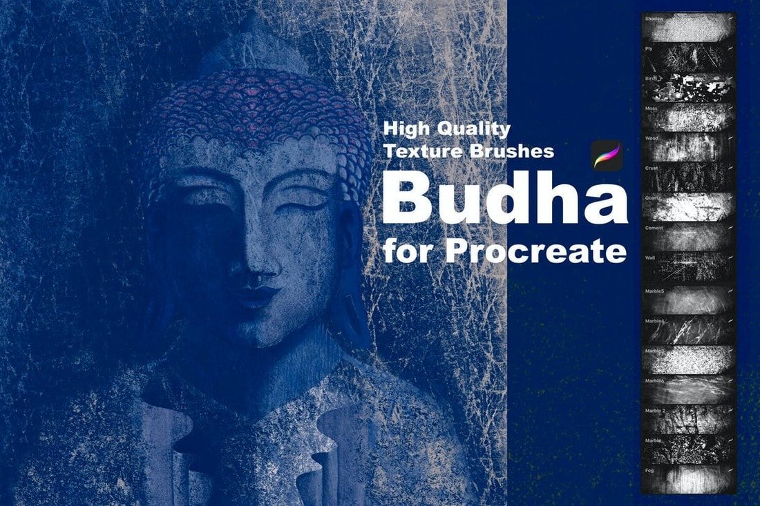 Budha - Texture Brushes for Procreate