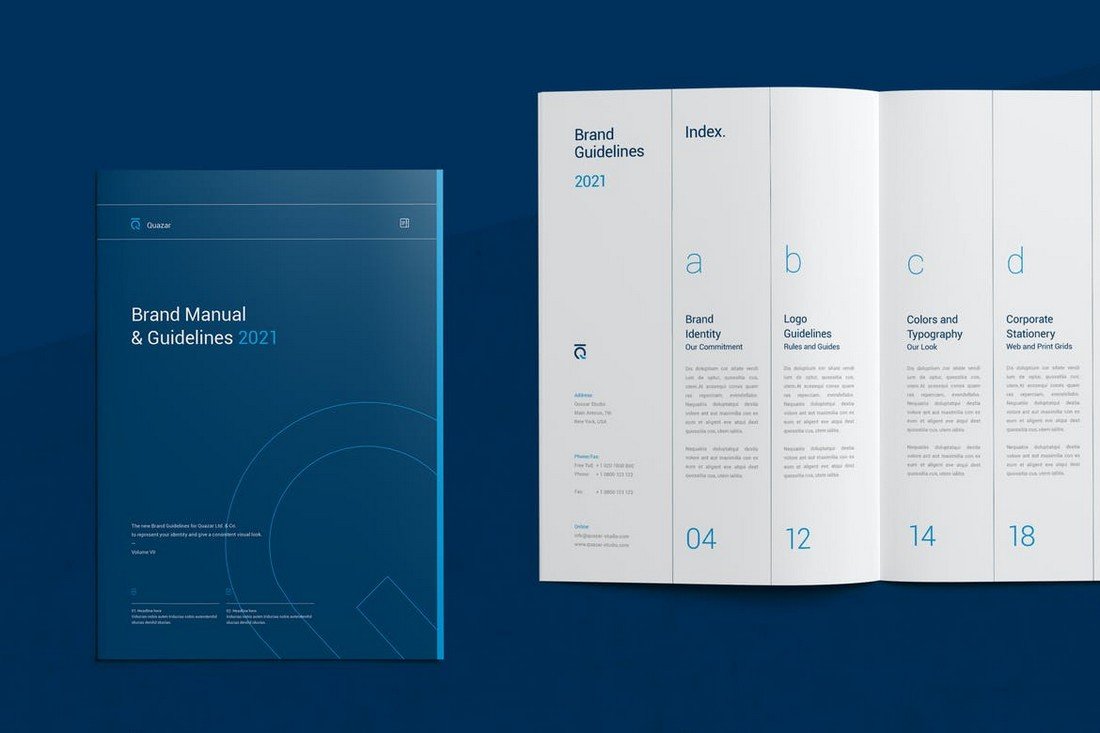 Business & Professional Brand Manual Template