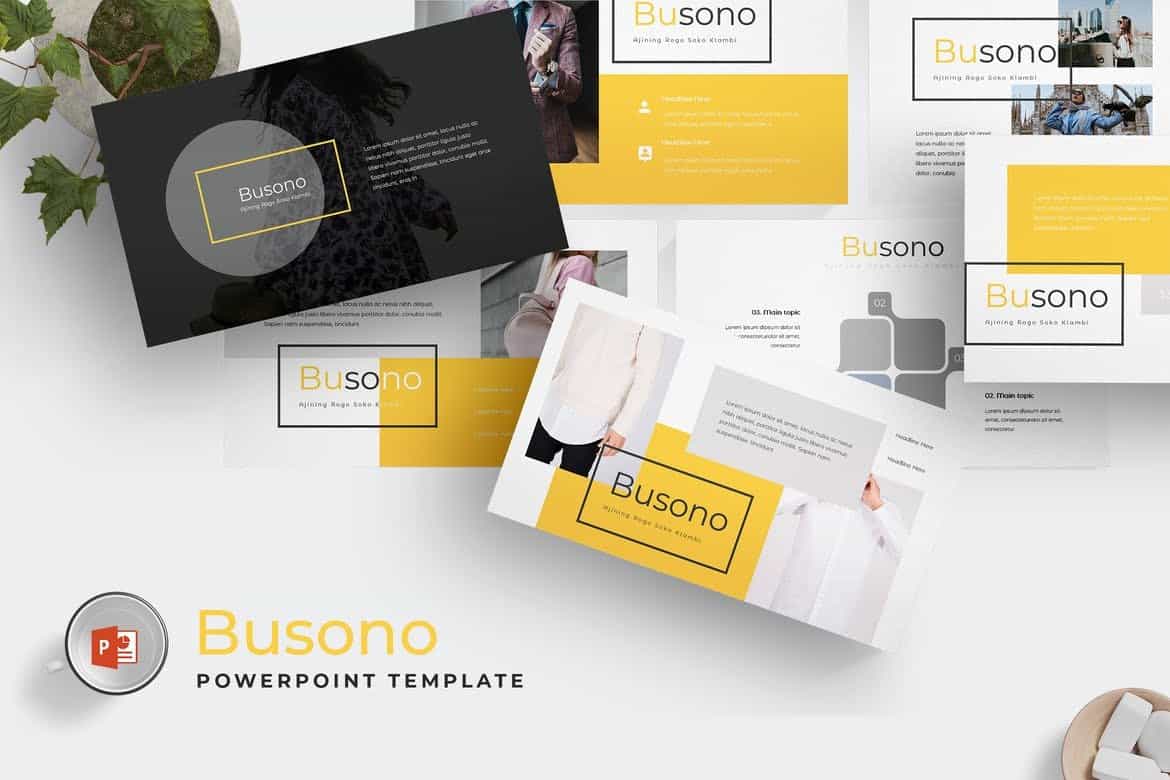 Busono - Creative Powerpoint Template