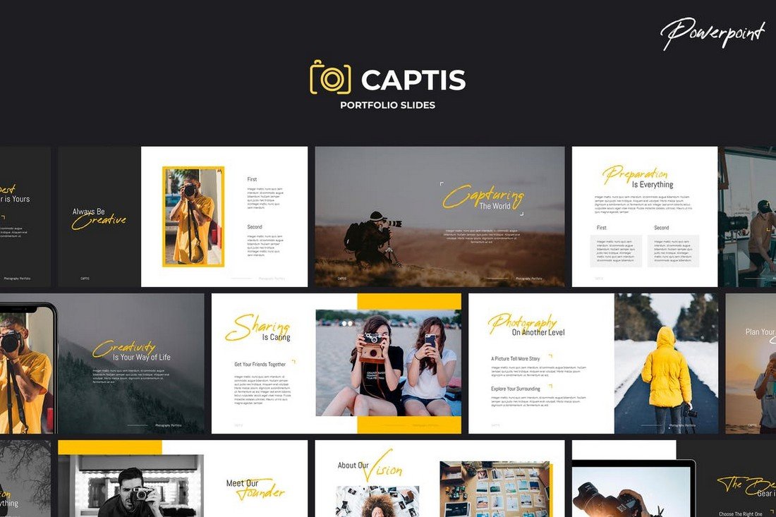 CAPTIS - Portfolio Powerpoint Template