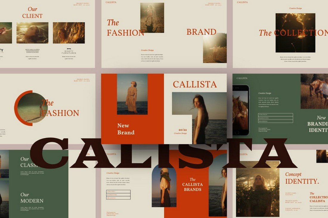 Callista - Unique PowerPoint Template