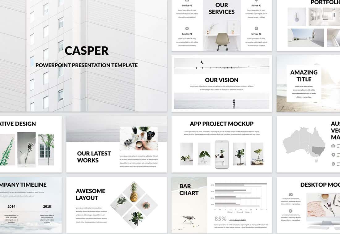 Casper - Free Powerpoint Presentation Template