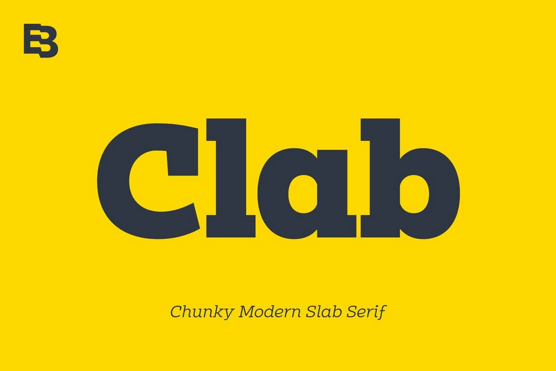 Clab - Creative Slab Serif Font