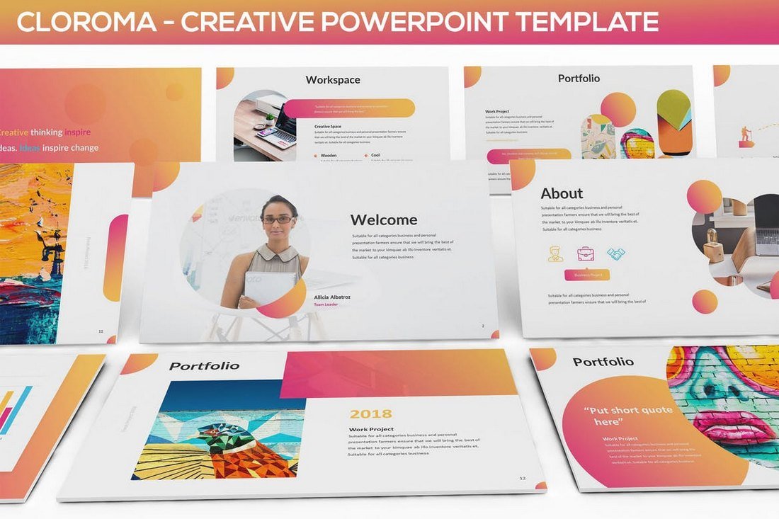 Clorama - Creative Presentation Template