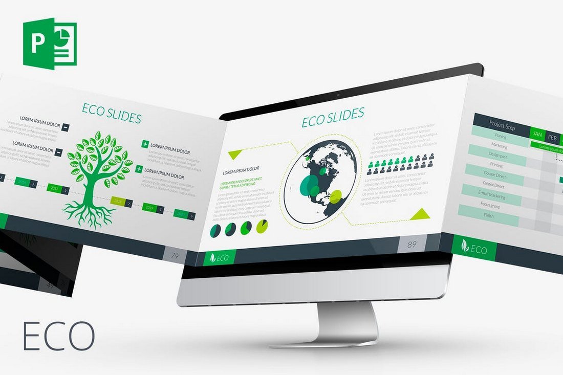 ECO Animated PowerPoint Template