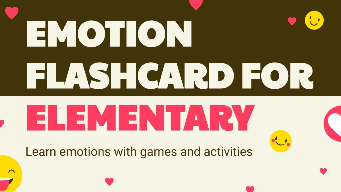 Emotion Flashcard - Free Creative PowerPoint Template