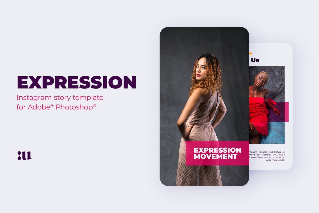 Expression - Free Instagram Story Template