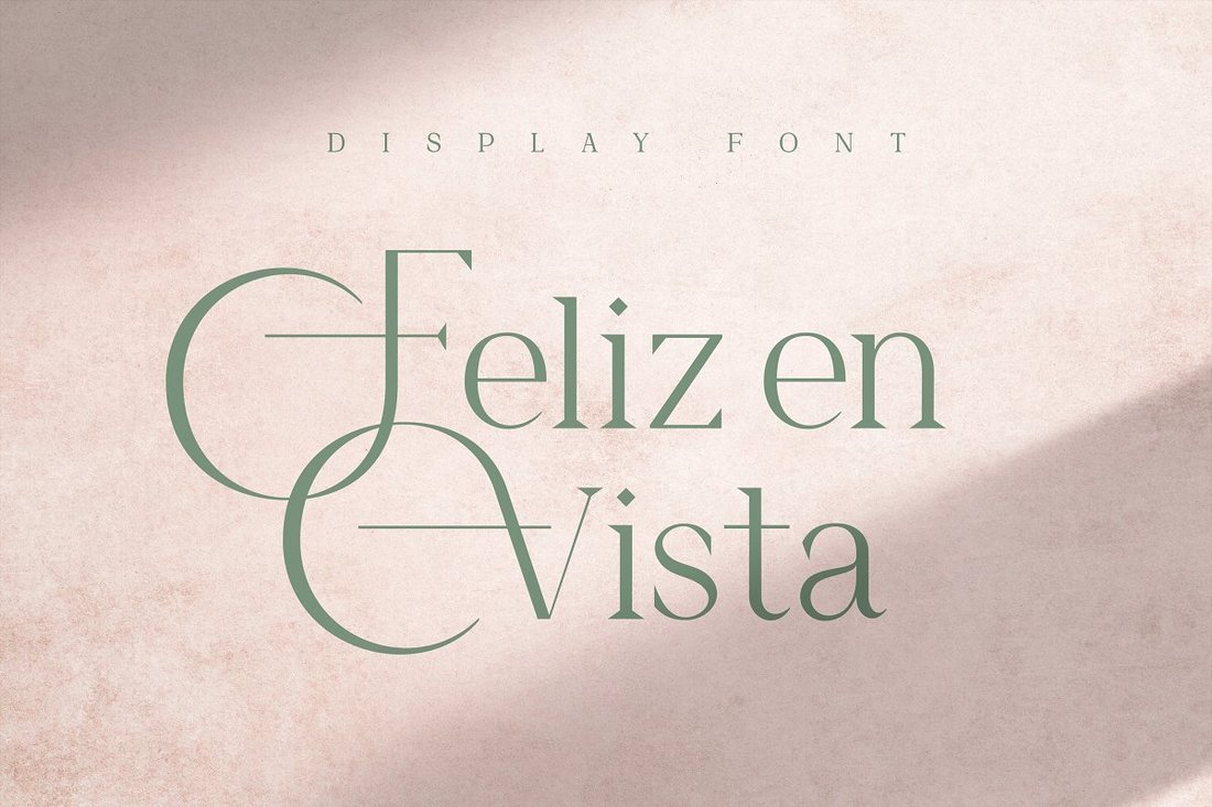 Feliz en Vista - Free Display Font