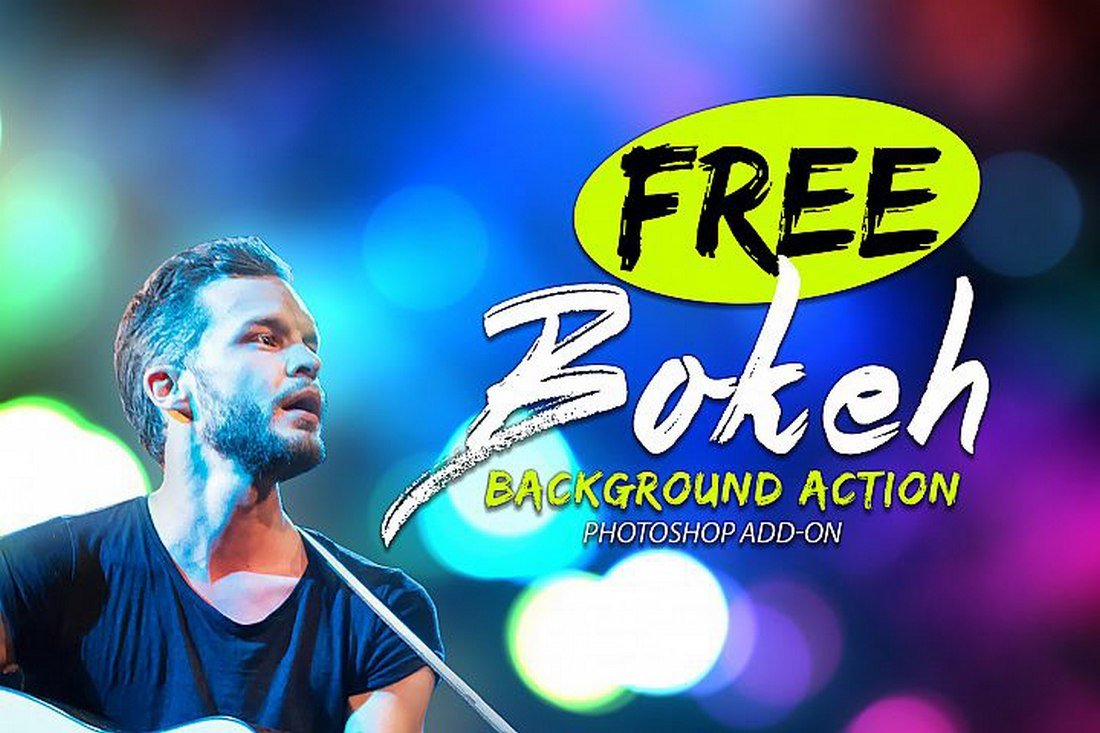 Free Bokeh Photoshop Action