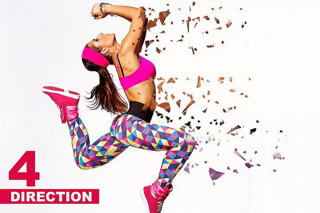 Free Dispersion Photoshop Action