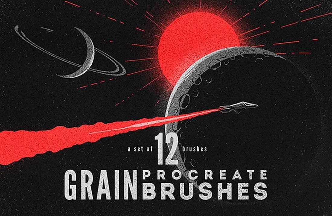 Free Grain Procreate Brushes