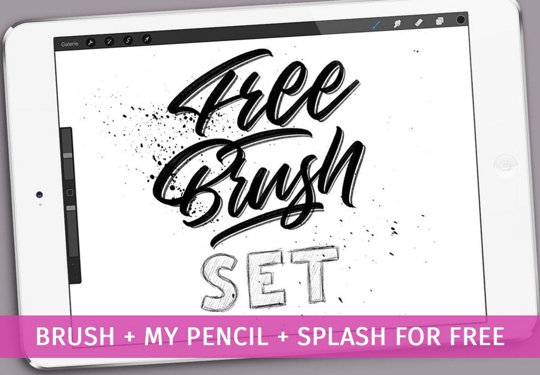 Free Pencil Procreate Brush Set