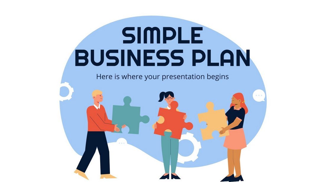 Free Simple Business Plan PPT Template