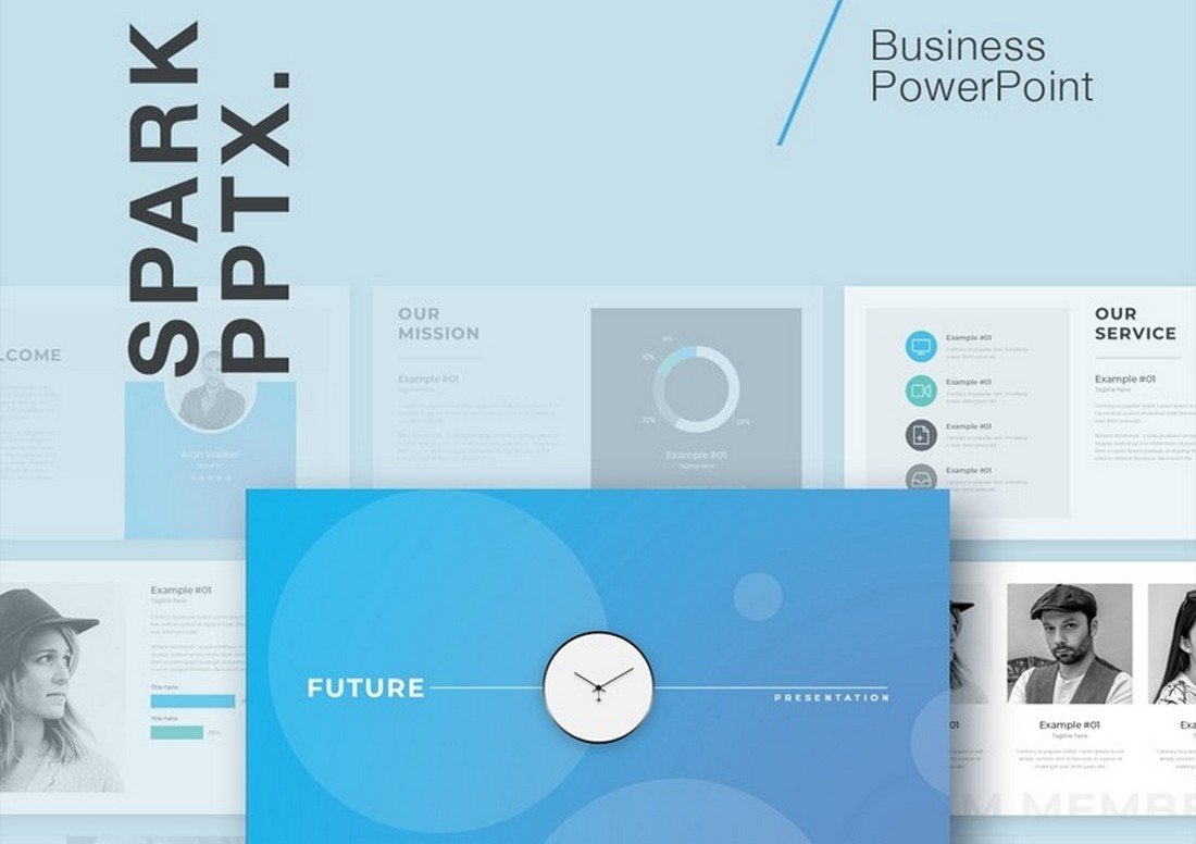 Future - Free Business PowerPoint Template