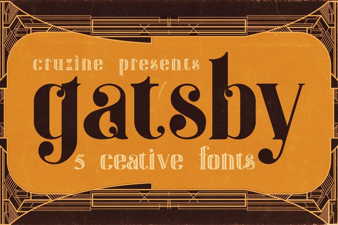 Gatsby - Vintage ArtDeco Font