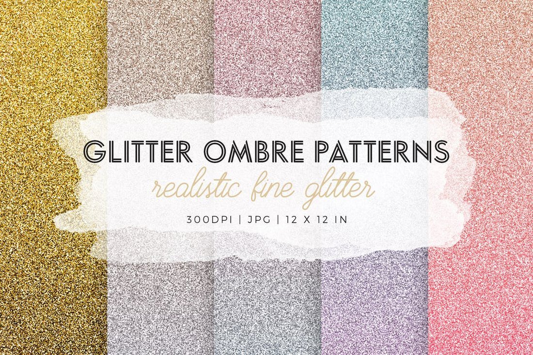 Glitter Ombre Patterns