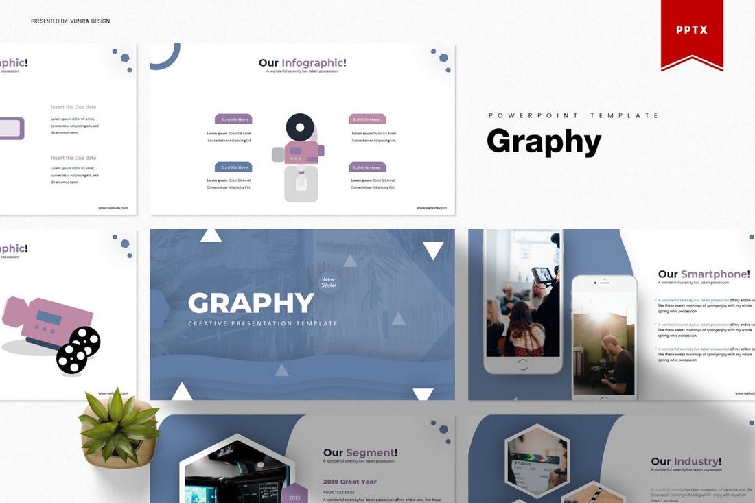 Graphy - Creative Powerpoint Template