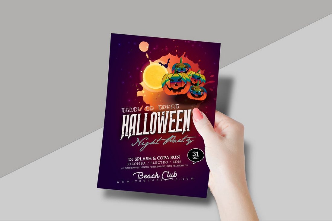 Halloween Club Party Flyer
