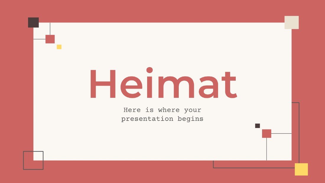 Heimat - Free Modern Business Presentation Template