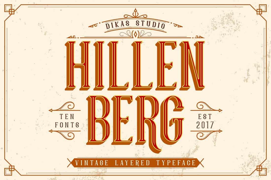 Hillenberg - Vintage Fonts Collection