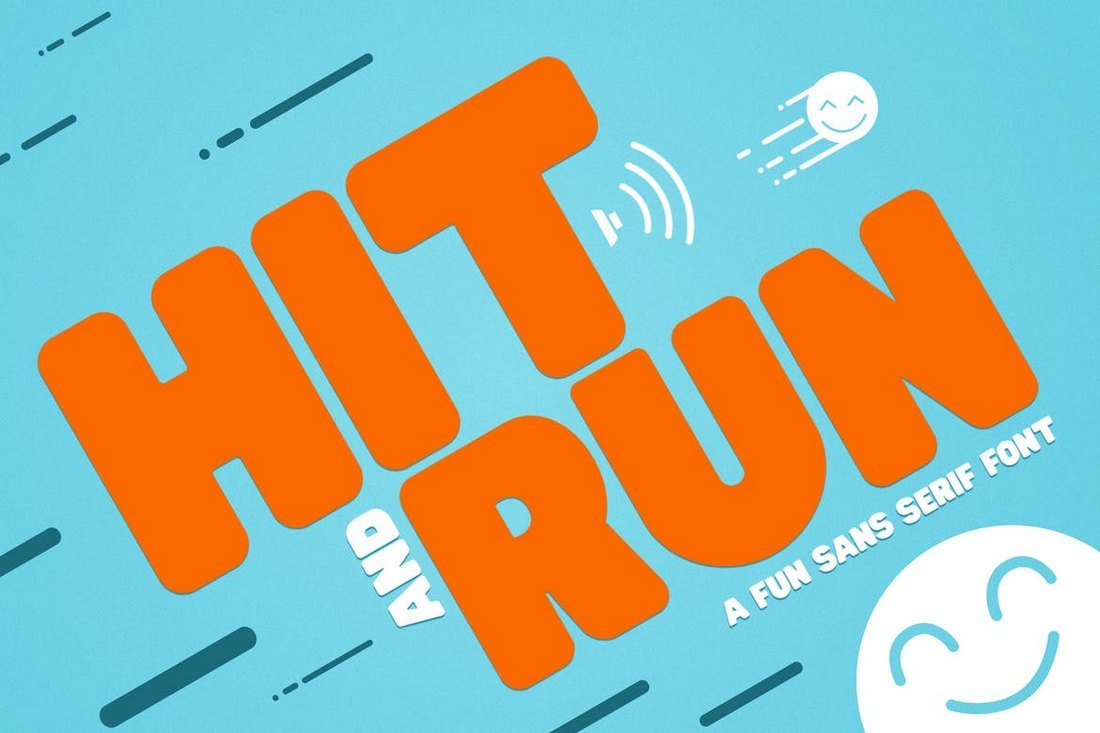 Hit and Run Poster Font