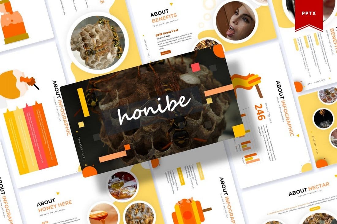 Honibe Powerpoint Template