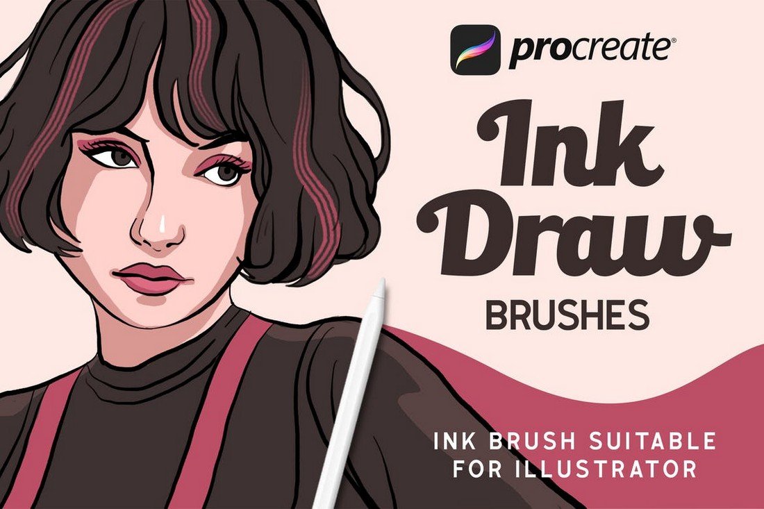 InkDraw - Procrate Ink Brushes