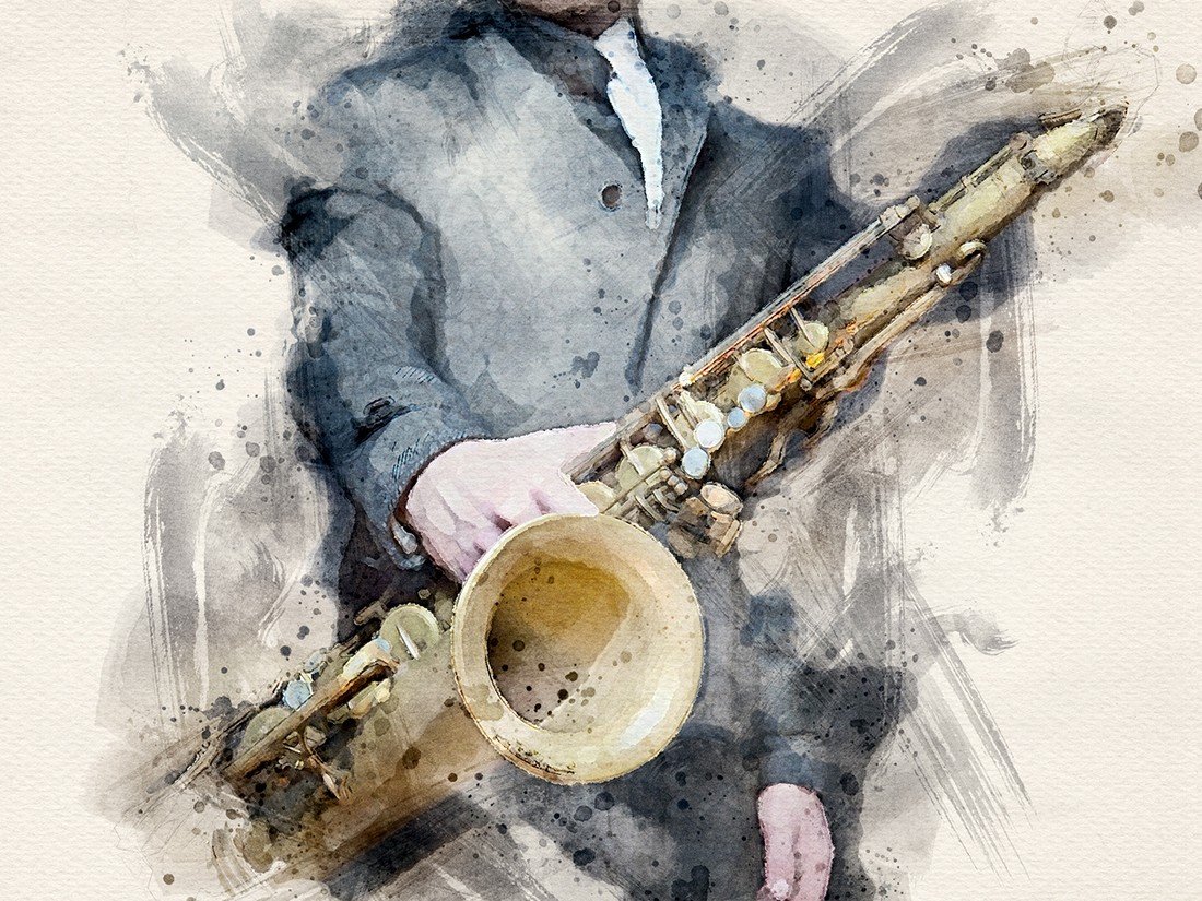 Jazzman - Free Watercolor Photoshop Action