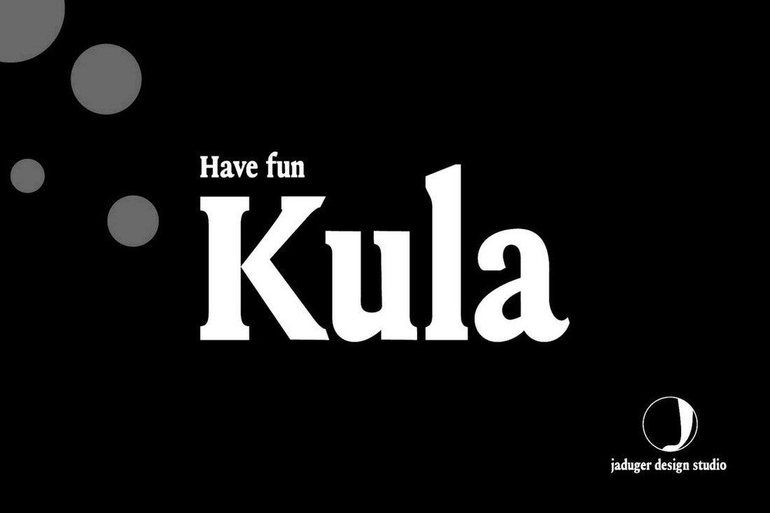 Kula - Bold Serif Font