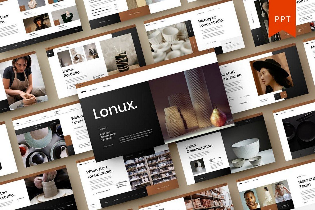 Lonux - Professional PowerPoint Template