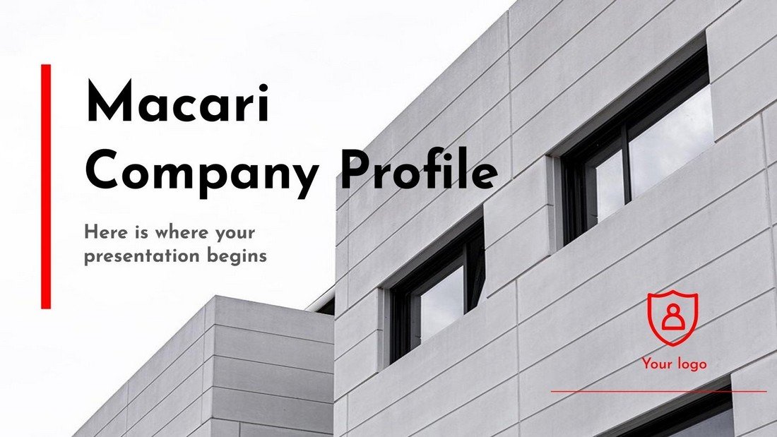 Macari Company Profile PowerPoint Template