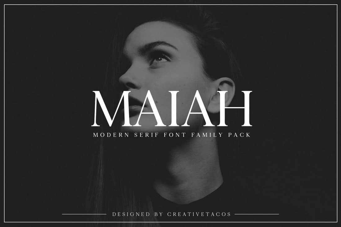 Maiah - Serif Font Family Pack