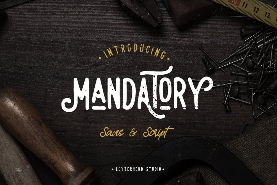 Mandatory - Vintage Font Duo
