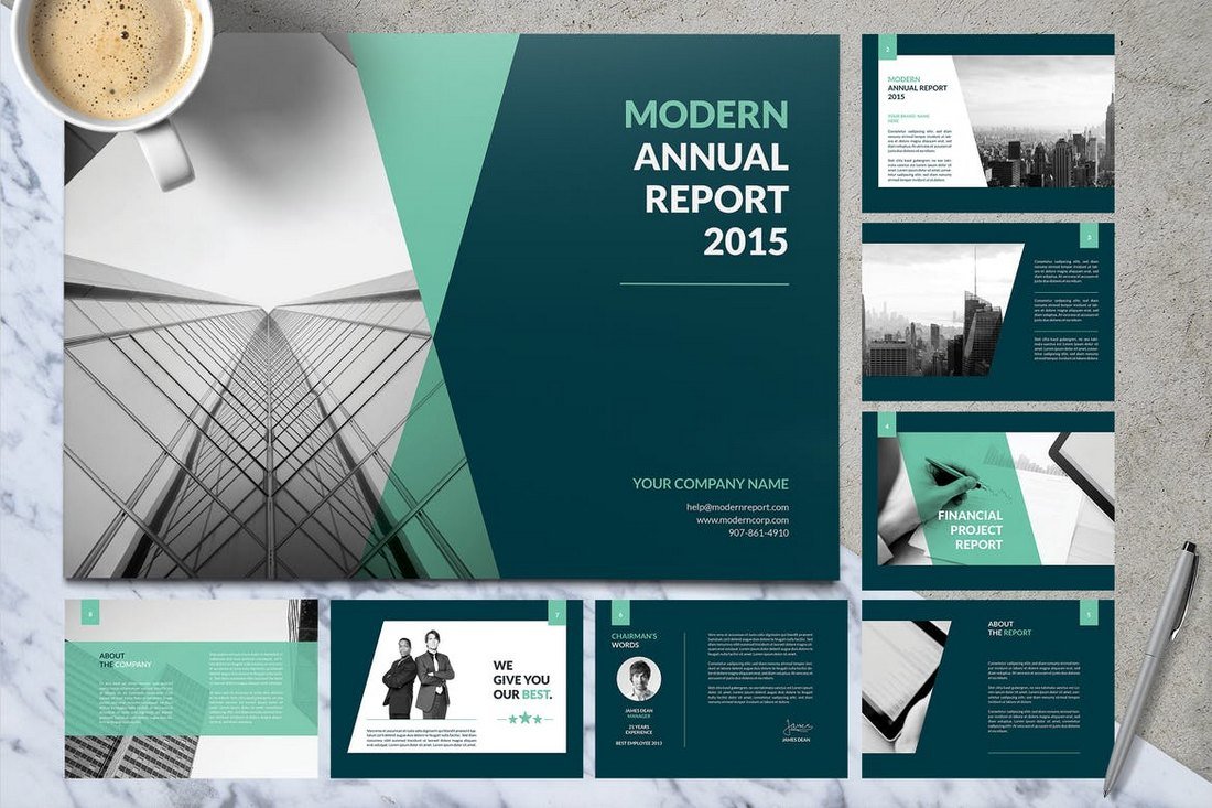 Material Annual Report Template