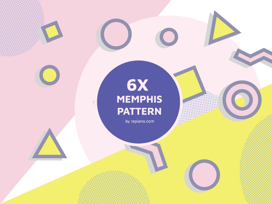 Memphis Style Pattern Pack