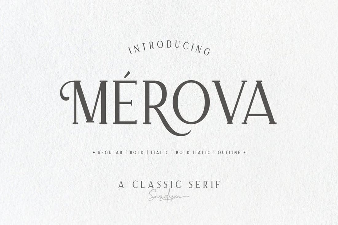 Merova - Classic Serif Font