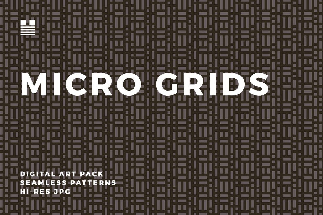 Micro Grids Seamless Pattern