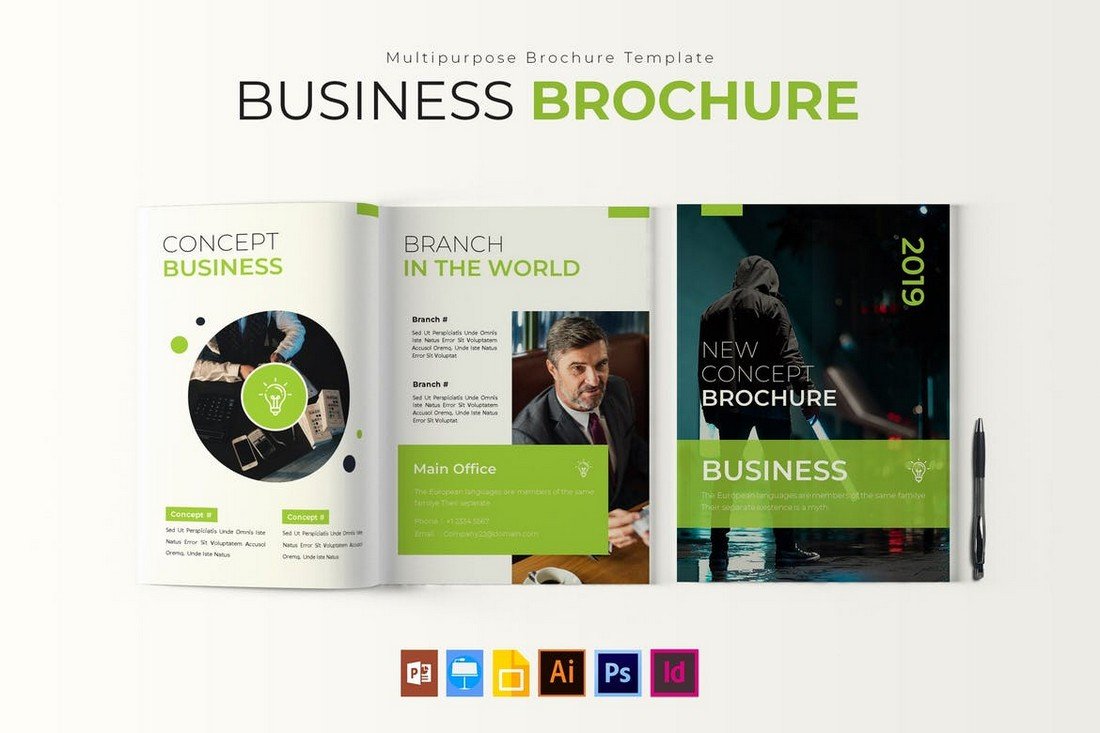 Modern Business Brochure & Report Template