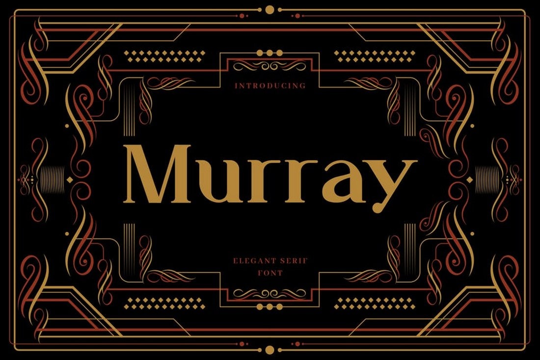 Murray - Art Deco Display Typeface