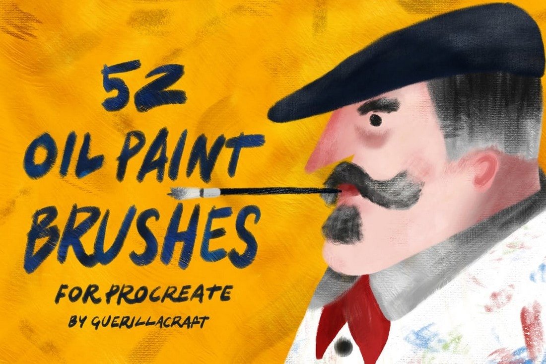Oil Paint Brushes for Procreate