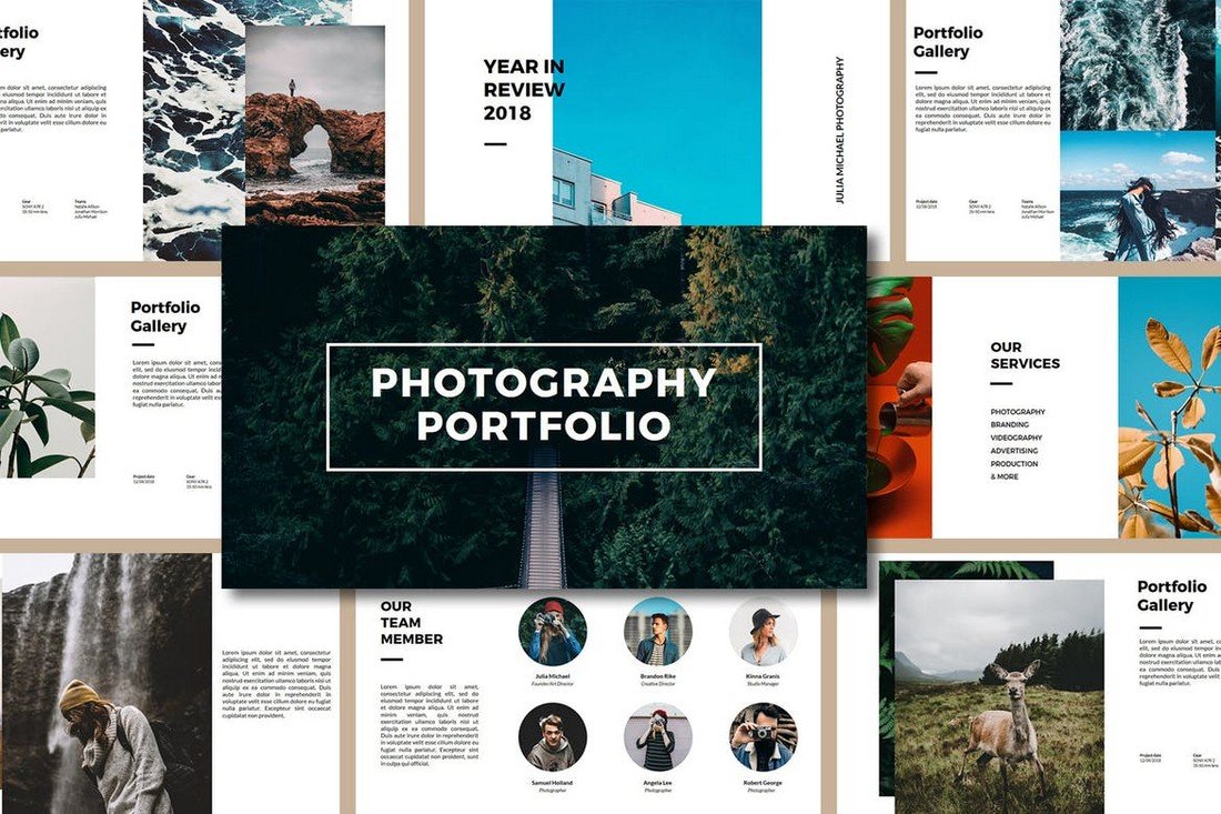Photography Porfolio PowerPoint Template